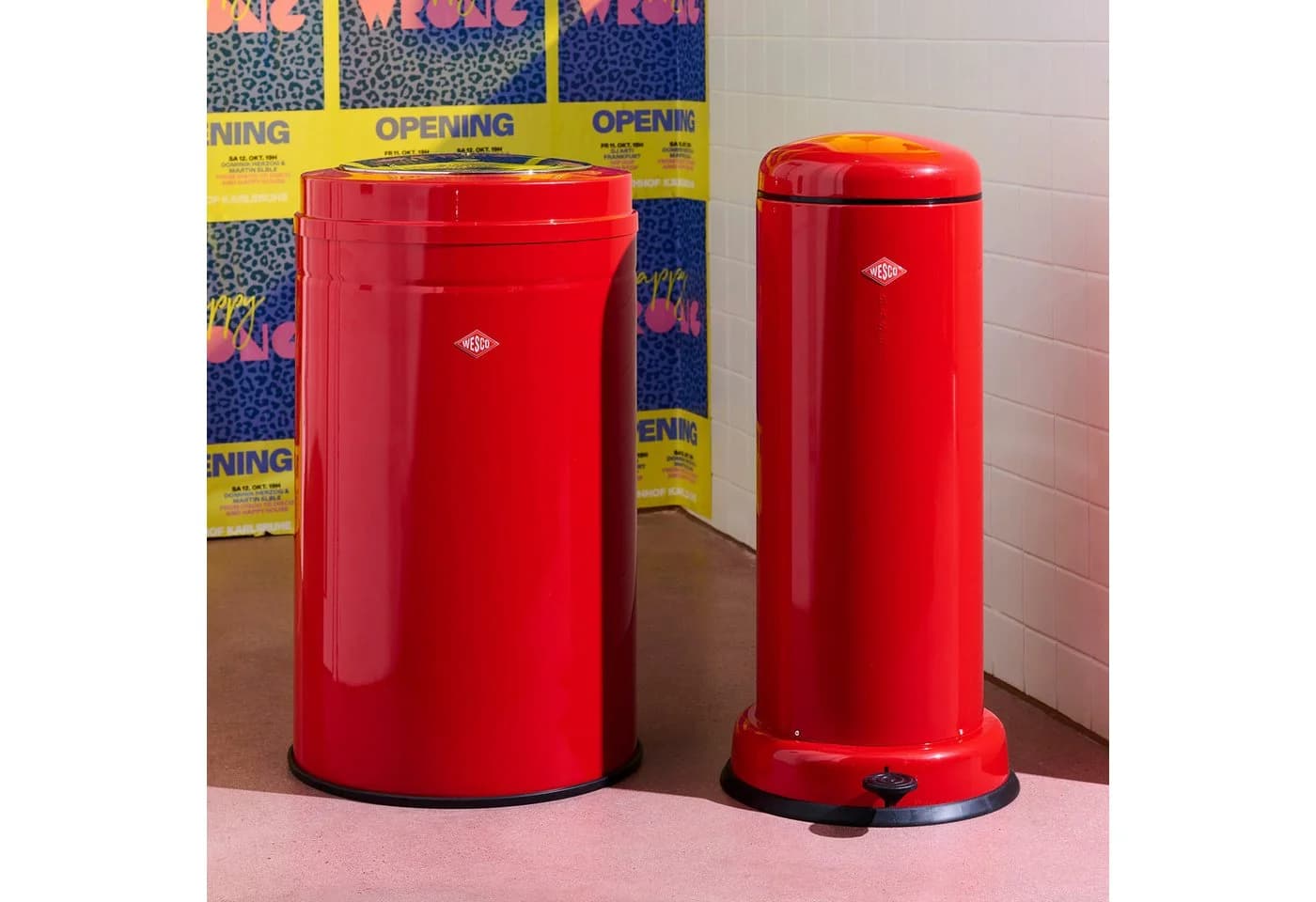 WESCO Baseboy Mülleimer Rot 20 Liter - Bild 3