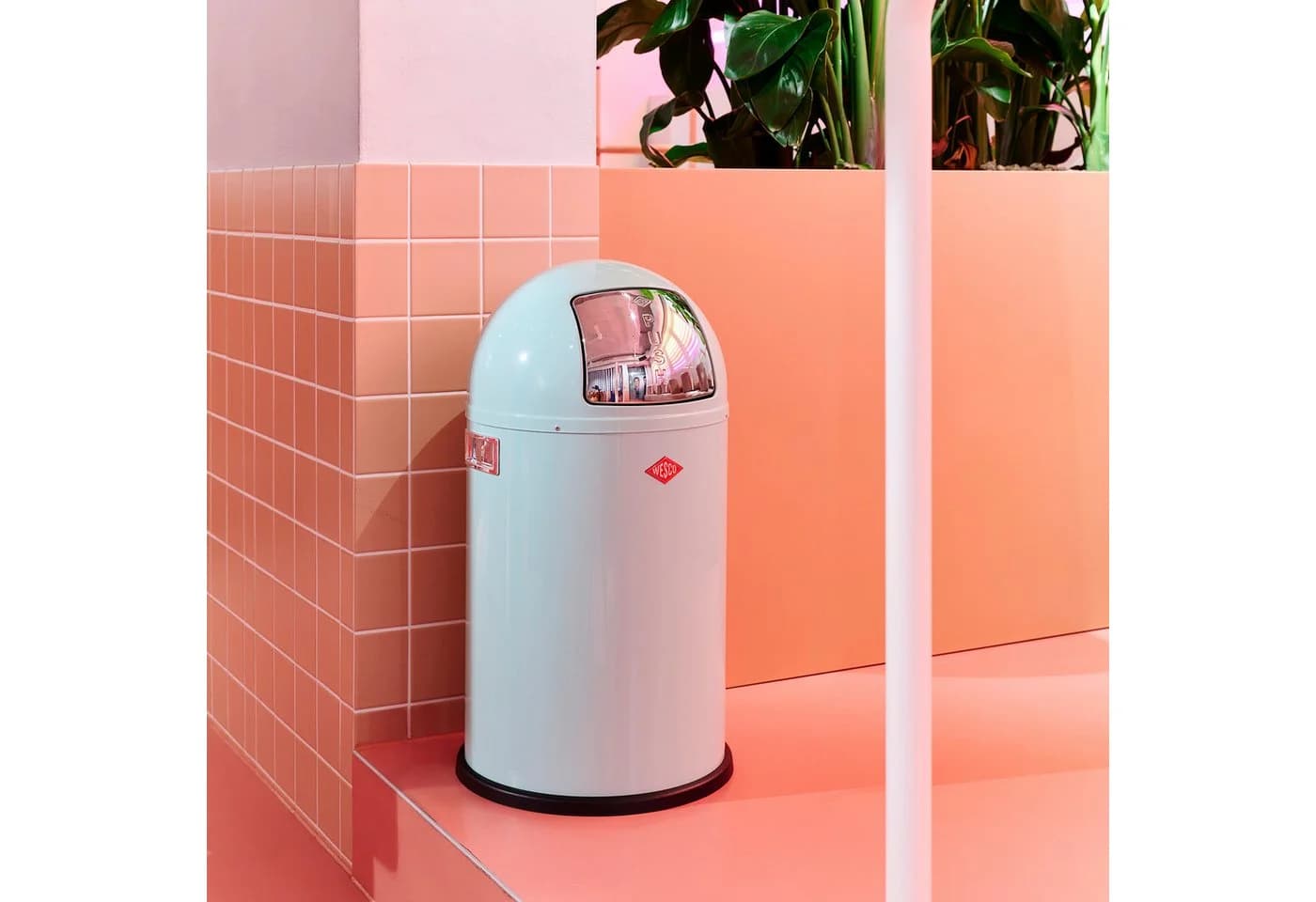 Wesco Abfallsammler Pushboy 50 L Edelstahl - Bild 3