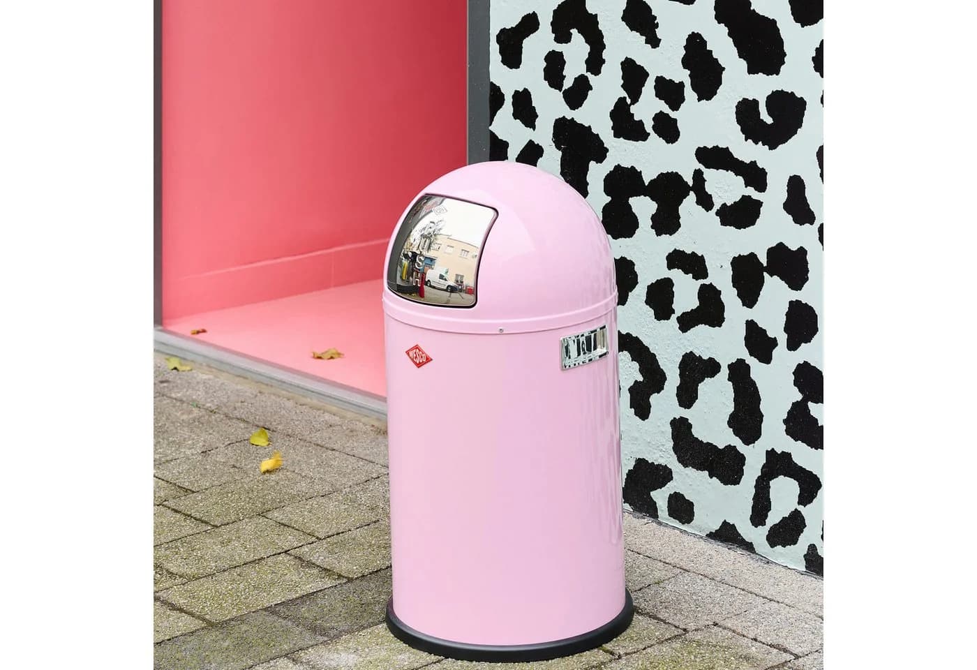 Wesco Abfallsammler Pushboy 50 L Edelstahl - Bild 4