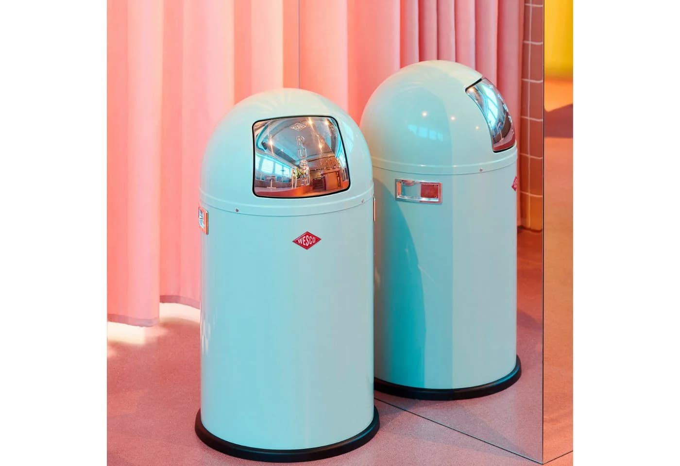 Wesco Abfallsammler Pushboy 50 L Edelstahl - Bild 5