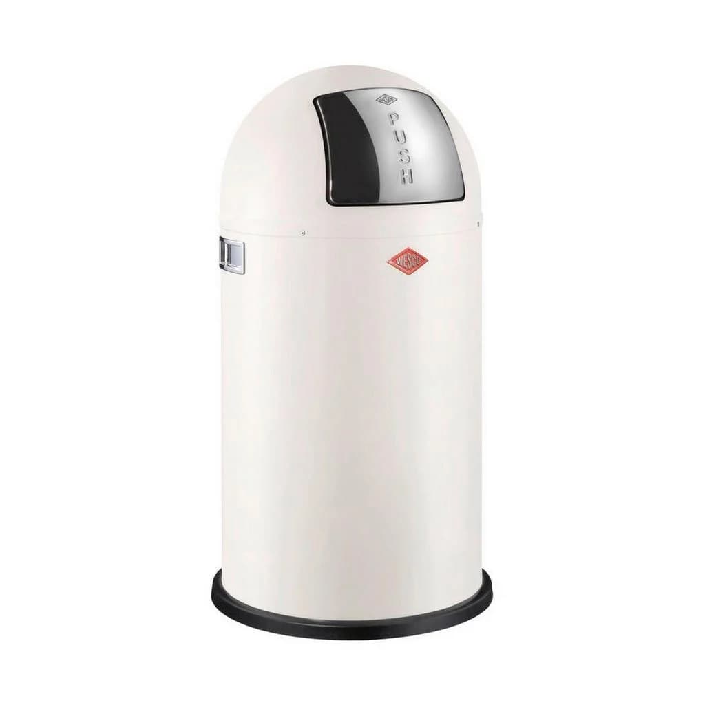 Wesco Abfallsammler Pushboy Edelstahl Sand 50 L