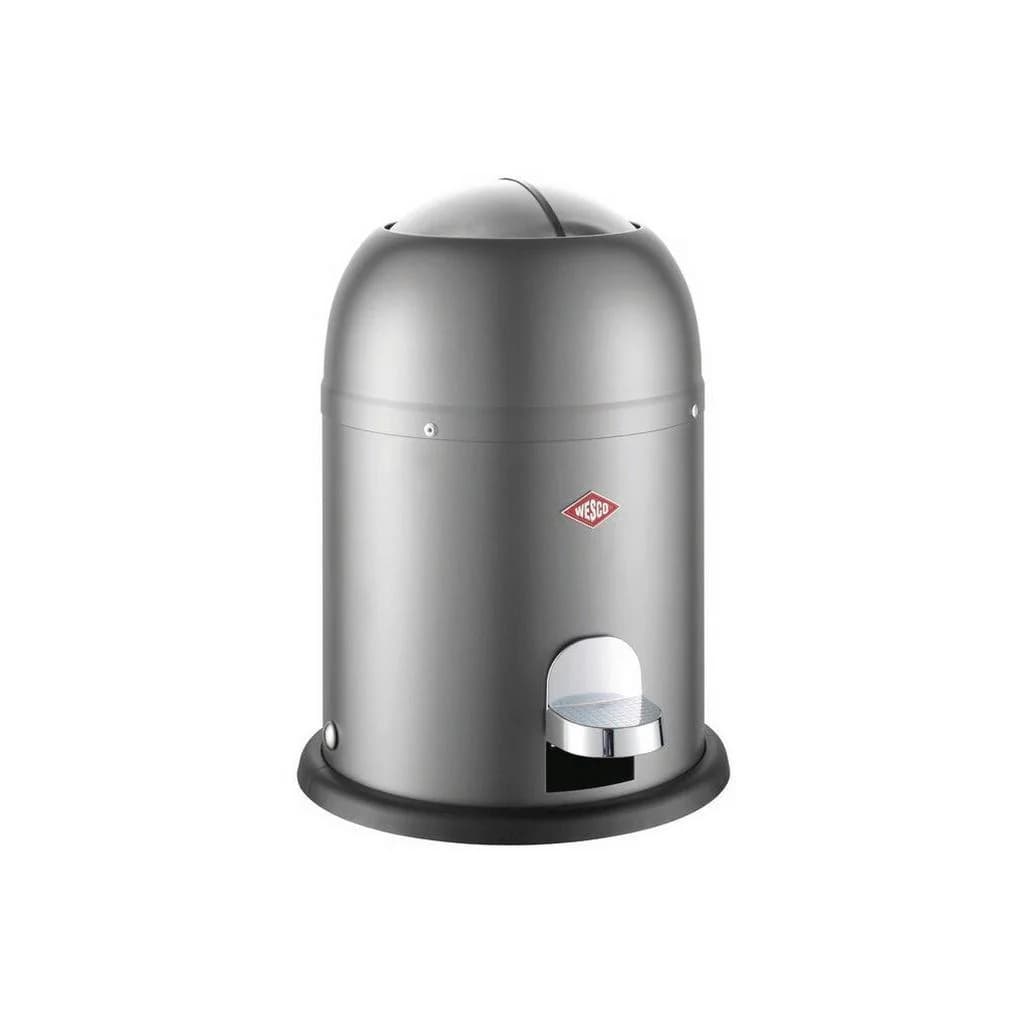 WESCO Mini Master Kosmetikeimer 6 Liter Grau Stahlblech