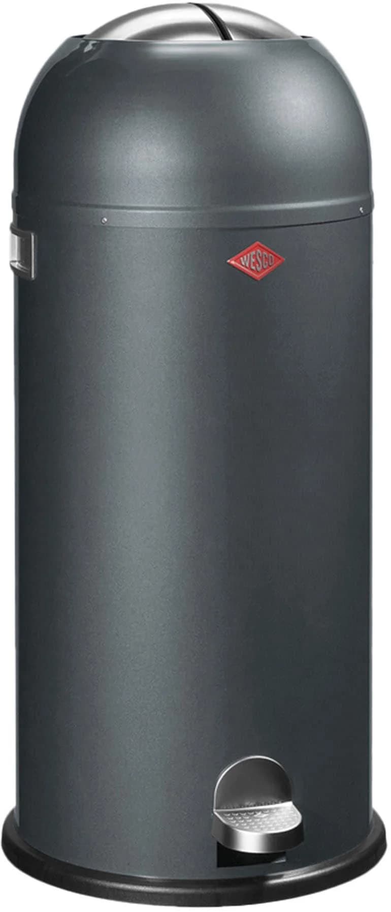 Mülleimer WESCO Kickmaster Maxi Grau 40 Liter