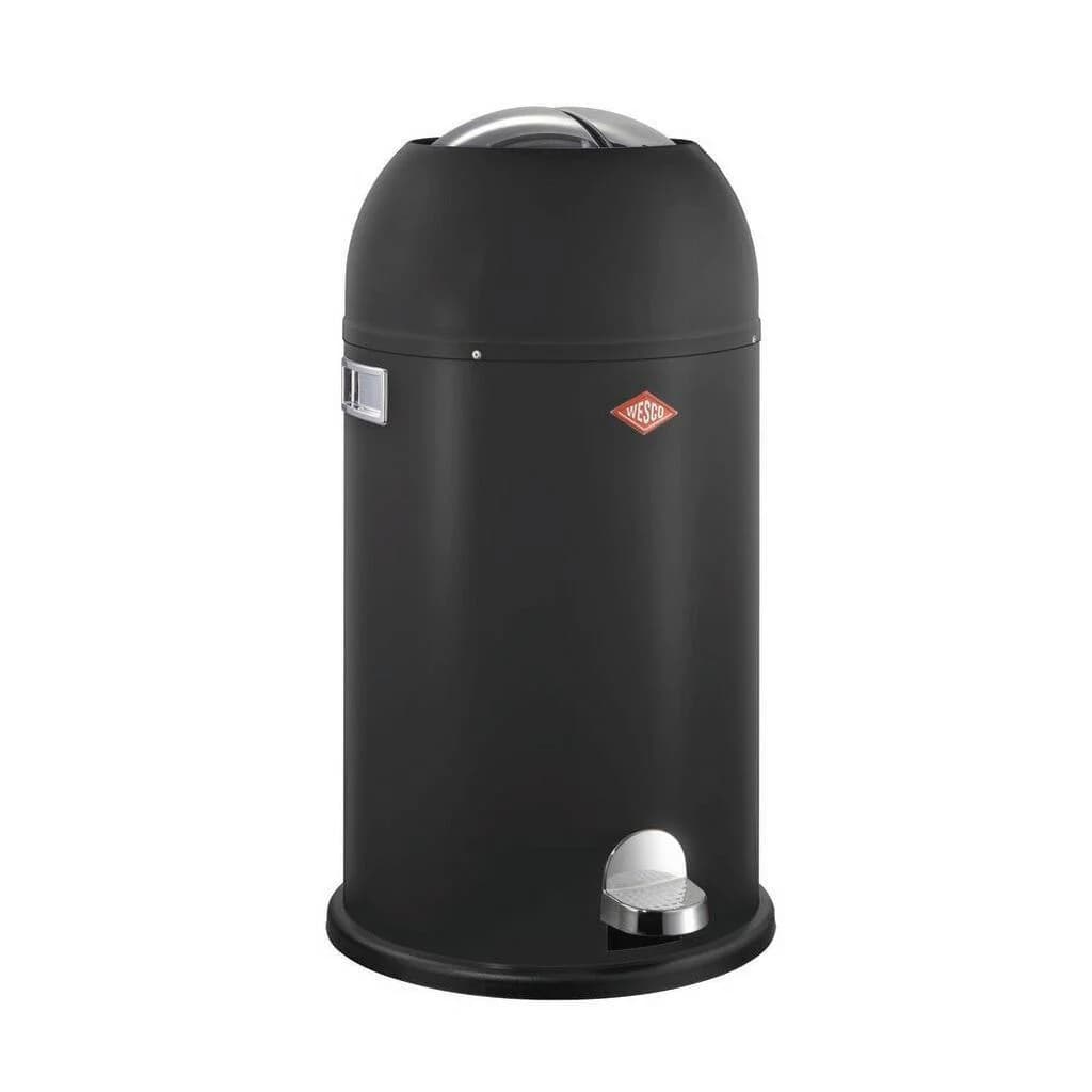 Wesco Abfallsammler Kickmaster Schwarz Kunststoff 33 L