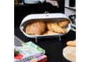 WESCO Breadboy Brotkasten Rot Klapperfreier Schwenkdeckel Bild 1