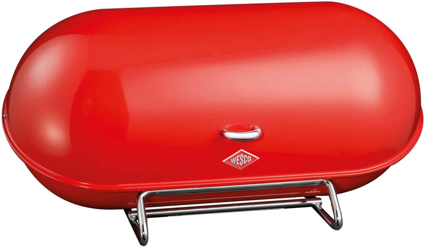 WESCO Breadboy Brotkasten Rot Klapperfreier Schwenkdeckel - Bild 2