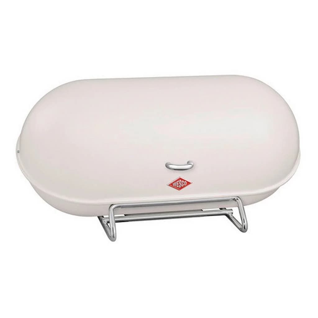 Wesco Brotkasten Breadboy Sand Metall Oval Lebensmittelecht