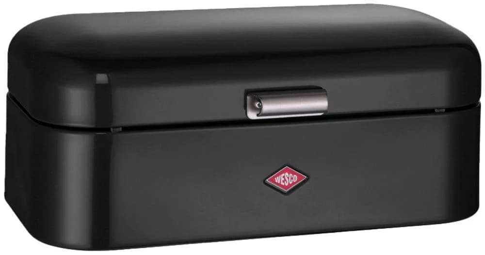 WESCO Brotkasten Grandy® Schwarz Metallscharniere
