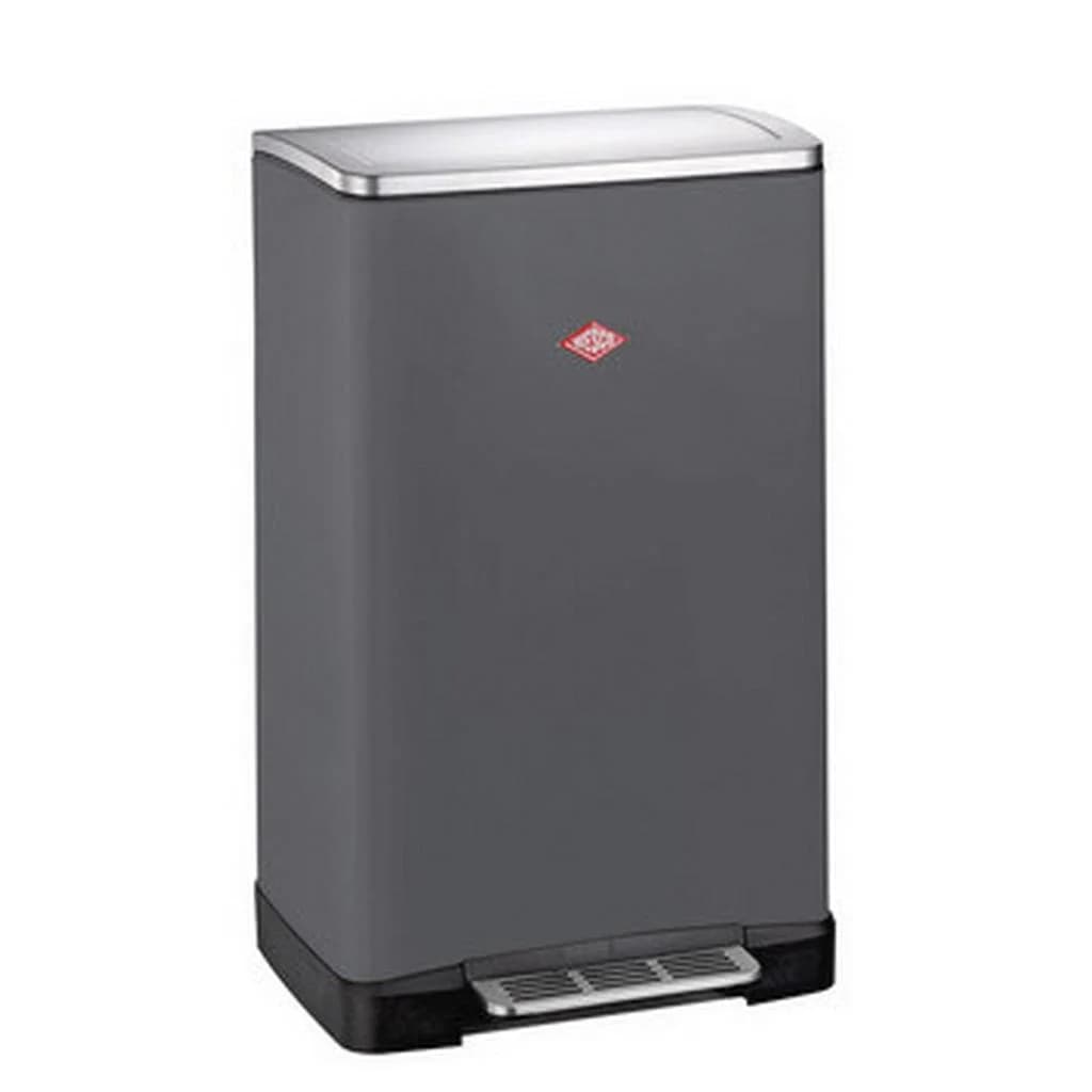Wesco Abfallsammler BIG Double BOY Graphit Kunststoff 2x18 L