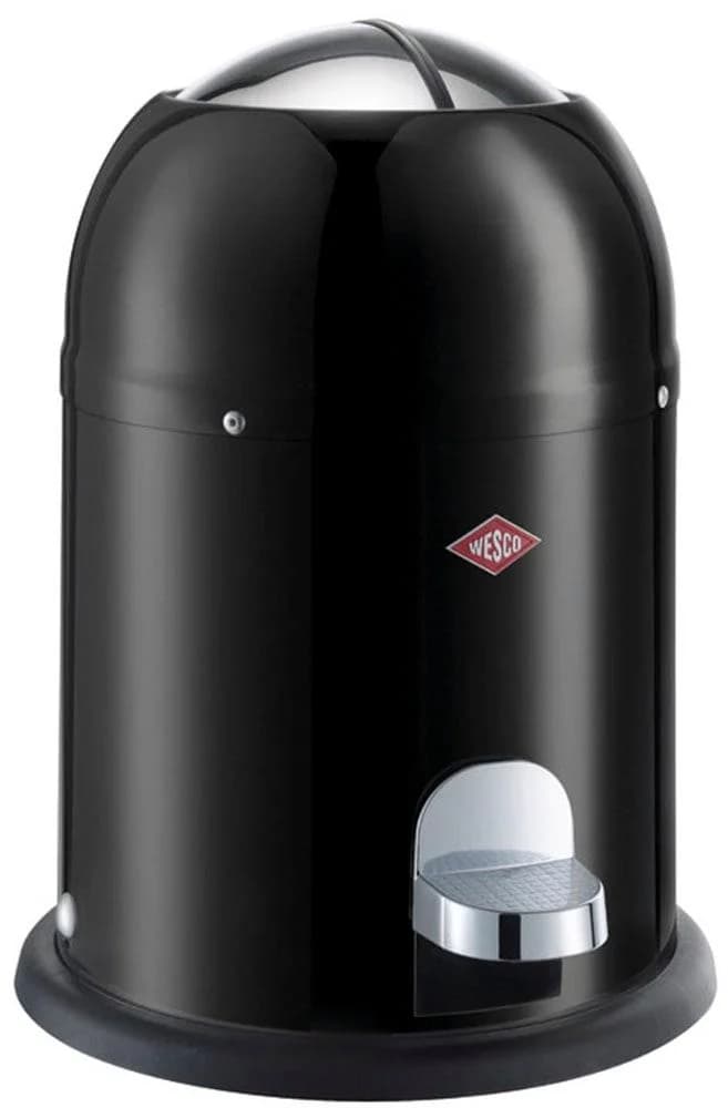WESCO Mini Master Kosmetikeimer 6 Liter Schwarz Stahlblech