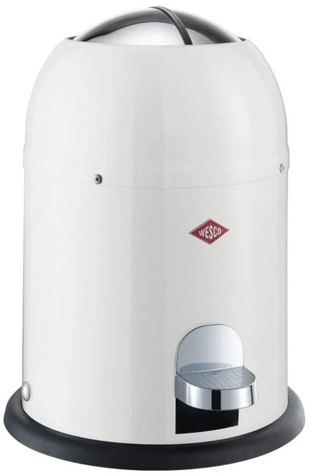 WESCO Mini Master Kosmetikeimer Weiß Stahlblech 6 Liter - Bild 2