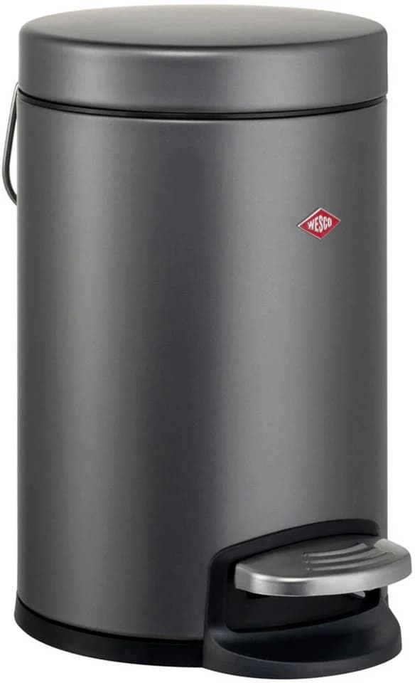 WESCO Kosmetikeimer Bathboy Grau mit Dämpfer & Fußtritt