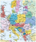 STIEFEL Poster Europa und der Nahe Osten politisch DIN A1 Bild 1