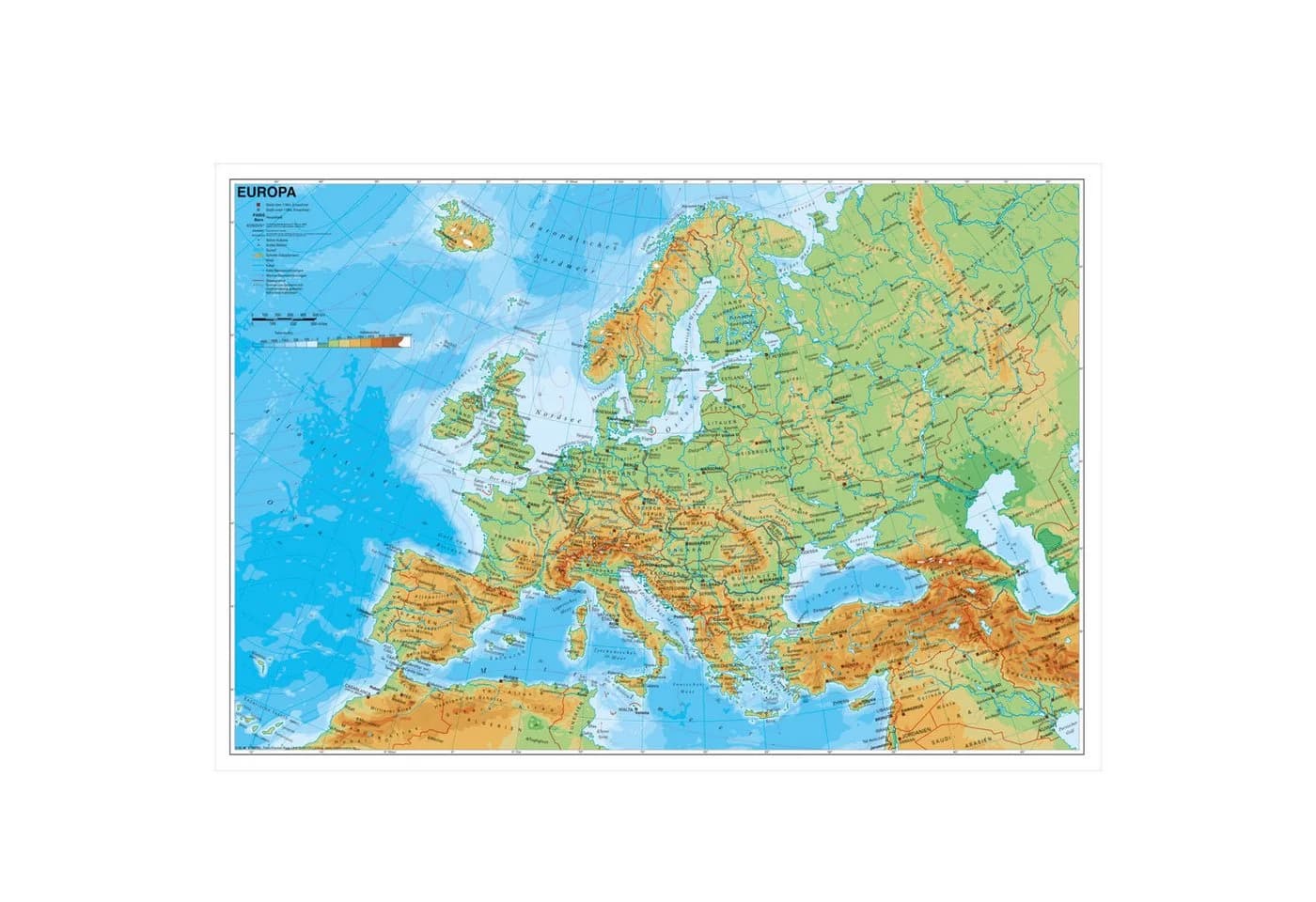 STIEFEL Poster Europa physisch 95 x 66 cm - Bild 2