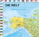 STIEFEL Schreibtischunterlage Weltkarte DIN A2 bunt beidseitig Bild 4