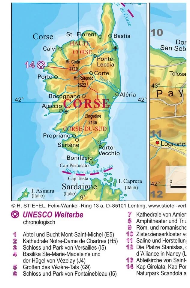 STIEFEL Poster Frankreich mit UNESCO Welterbestätten und Nationalparks - Bild 3