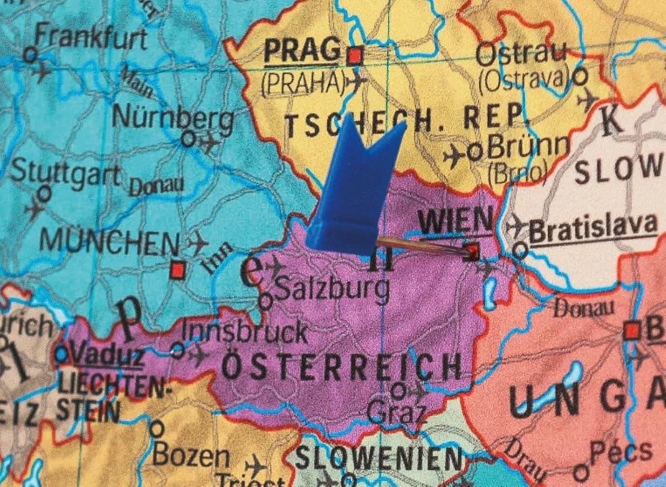 STIEFEL Pinnwand Staaten Europas Wabenplatte - Bild 5