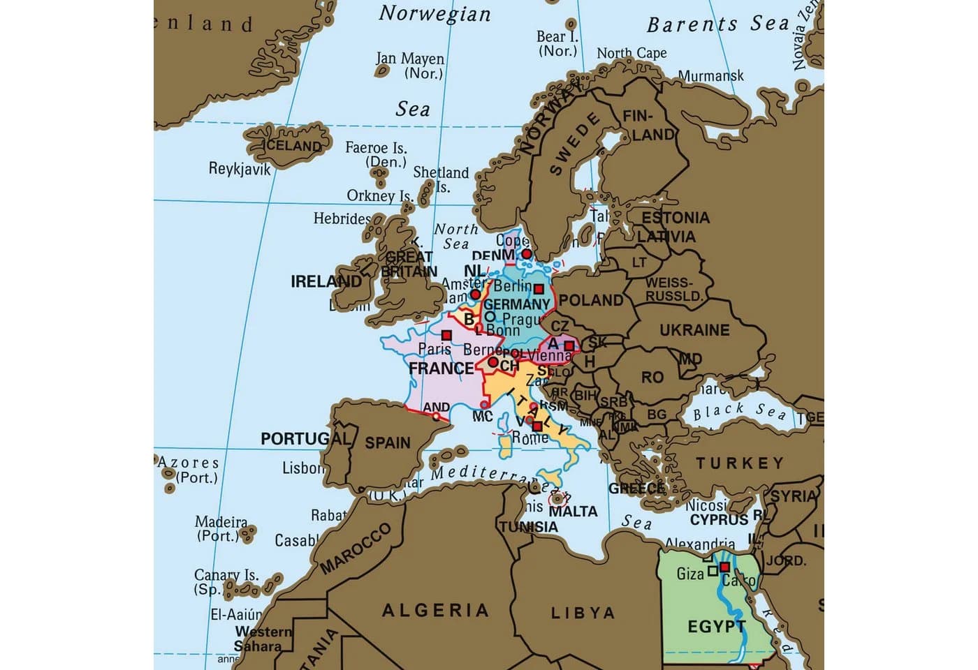STIEFEL Poster Rubbelkarte/Scratchmap THE WORLD 95x66 cm, Gold-Rubbel-Druck - Bild 3