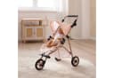 howa Puppenbuggy miniflowers rosa mit höhenverstellbarem Griff Bild 3