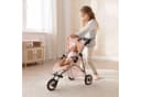 howa Puppenbuggy miniflowers rosa mit höhenverstellbarem Griff Bild 5