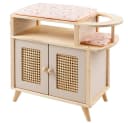 howa Puppenwickeltisch miniflowers Holz mit Puppenschrank und Sitz Bild 1