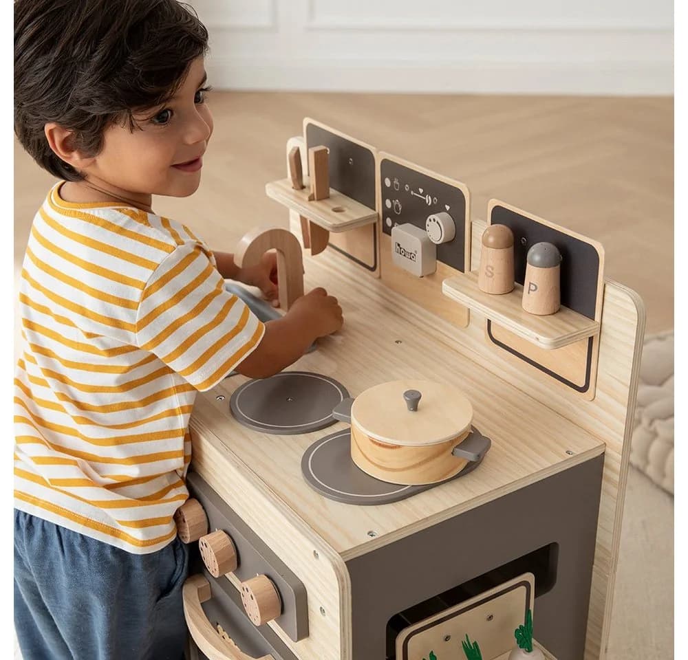 howa Spielküche FoodieFun Kinderküche Holz 10-tlg. Zubehör - Bild 5