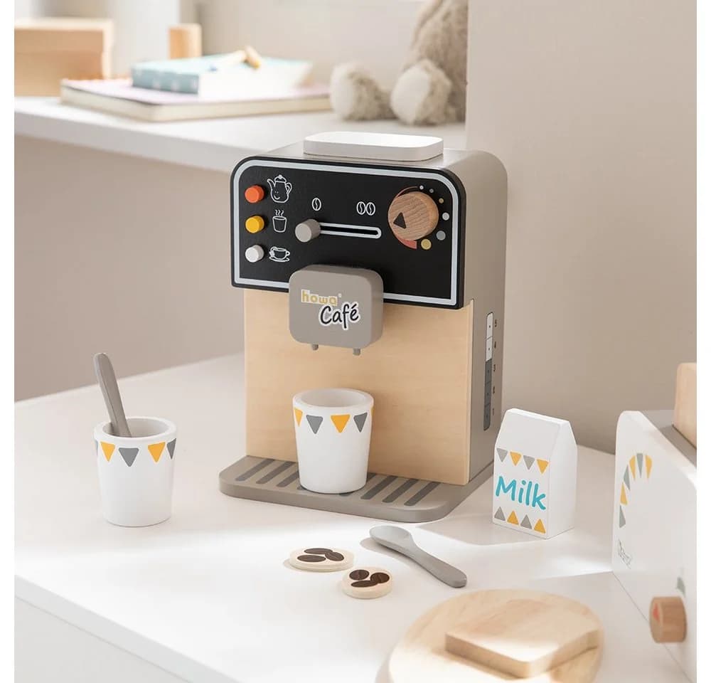 howa Kinder-Kaffeemaschine 8-tlg. aus Holz Modern