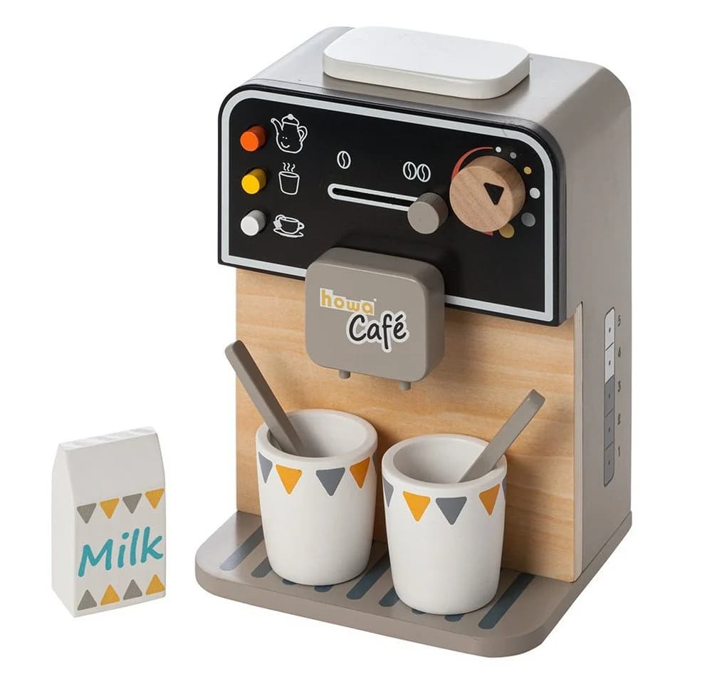 howa Kinder-Kaffeemaschine 8-tlg. aus Holz Modern - Bild 2