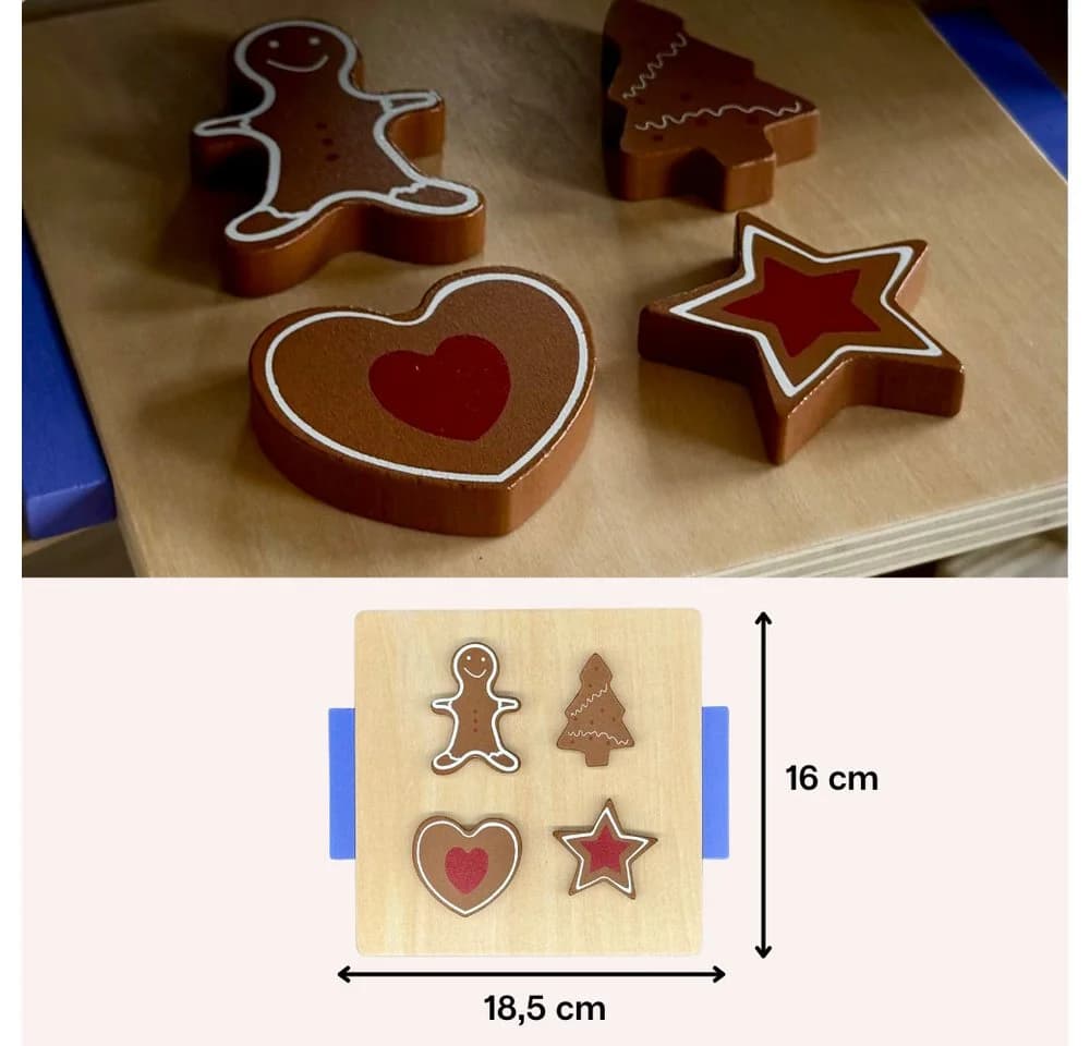 howa Kinder-Küchenset 19-teilig Holz Backset mit Edelstahl - Bild 5