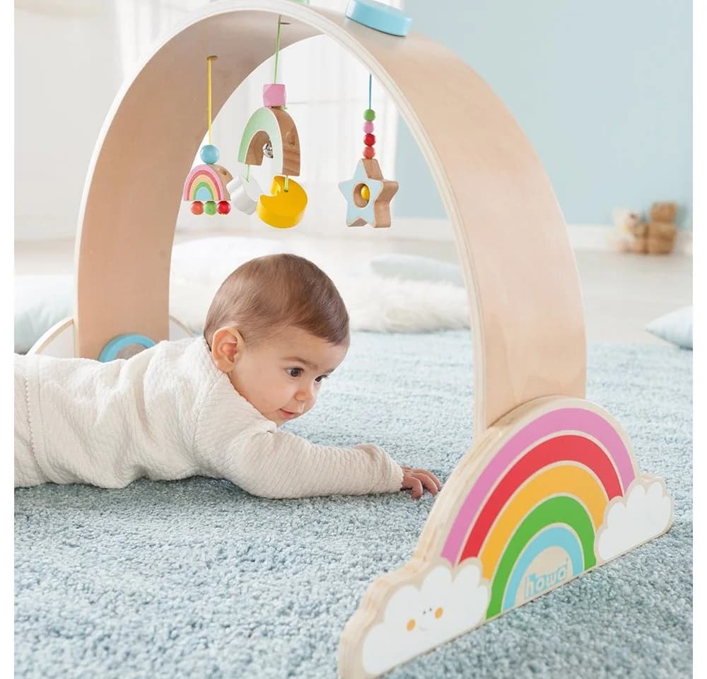 howa Baby Gym my rainbow Spielbogen aus Holz - Bild 3