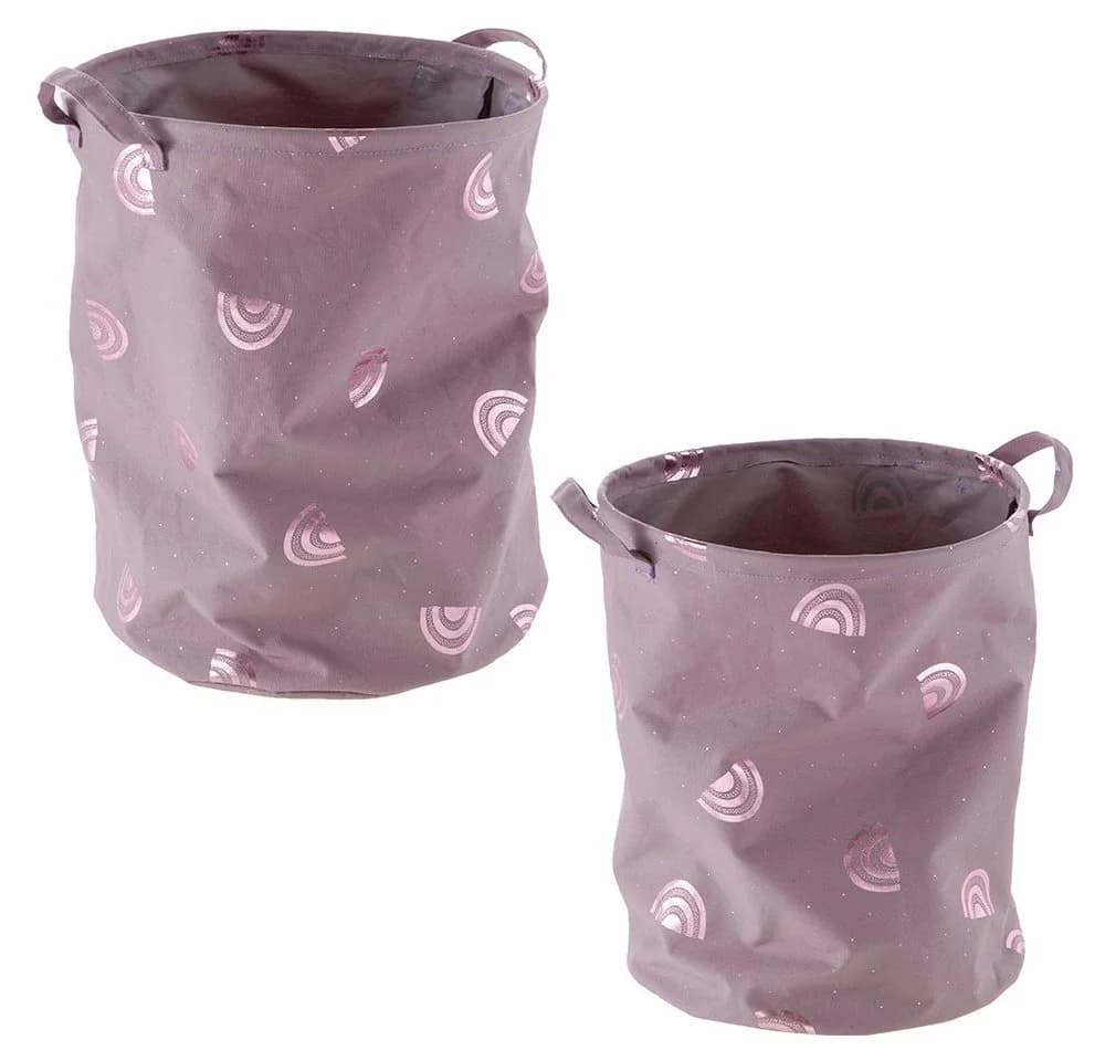howa Aufbewahrungskorb rainbow 2er Set Rosa Regenbogen - Bild 2
