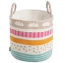 howa Aufbewahrungskorb be happy Spielzeugkorb Kinderzimmer beige Baumwolle Strick Bild 2