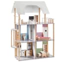 howa Puppenhaus für Ankleidepuppen bis 30 cm inkl. 19-tlg. Möbelset aus Holz Bild 2