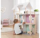 howa Puppenhaus für Ankleidepuppen bis 30 cm inkl. 19-tlg. Möbelset aus Holz Bild 4