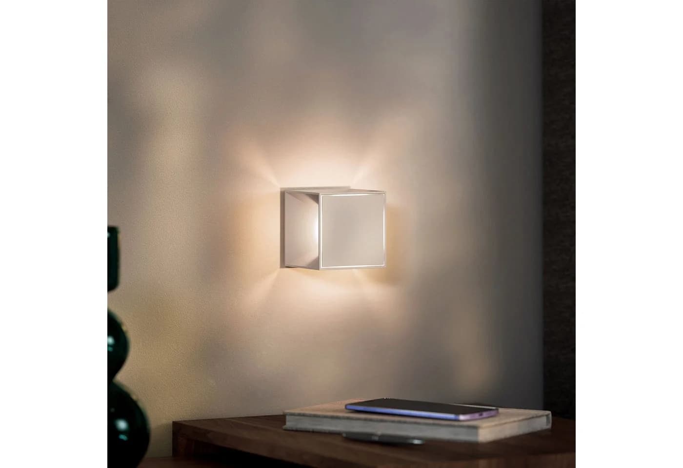 Sigor LED-Akku-Tischleuchte Nutalis mini Beige Dimmbar