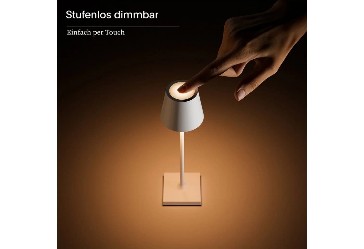 SIGOR LED Tischleuchte NUINDIE Pocket Graphitgrau Dimmbar - Bild 5