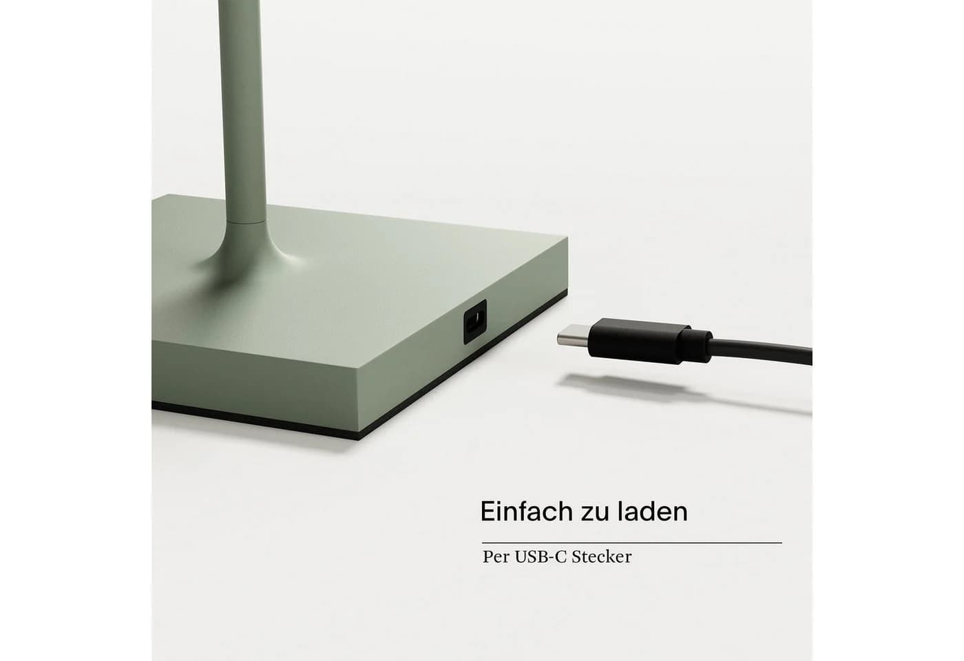 Sigor Akku-Tischleuchte NUINDIE USB-C Salbeigrün - Bild 5