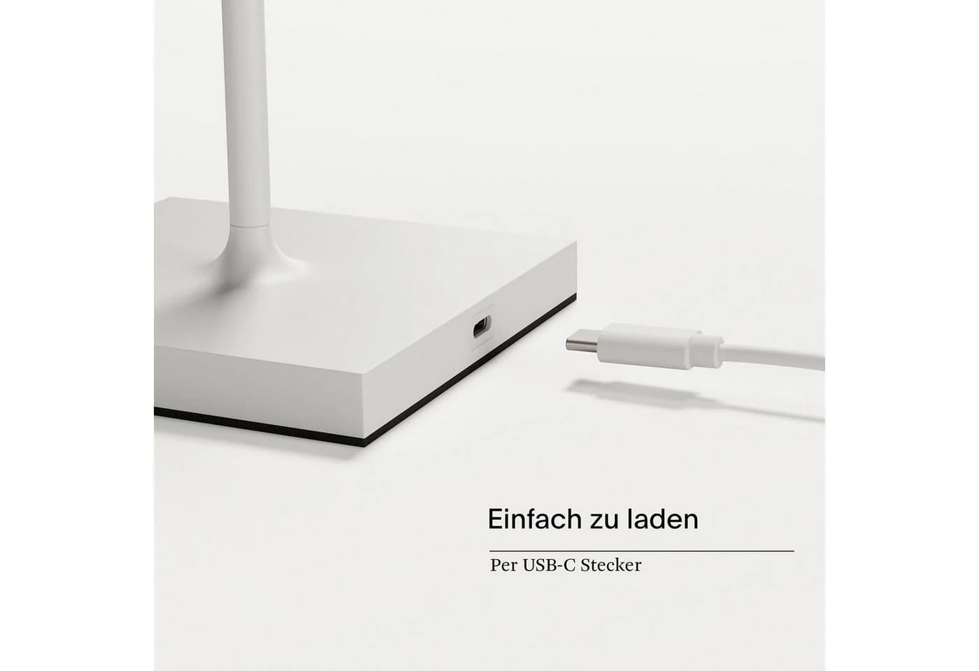 SIGOR LED Tischleuchte 2x Nuindie USB-C Dimmbar Weiß - Bild 5