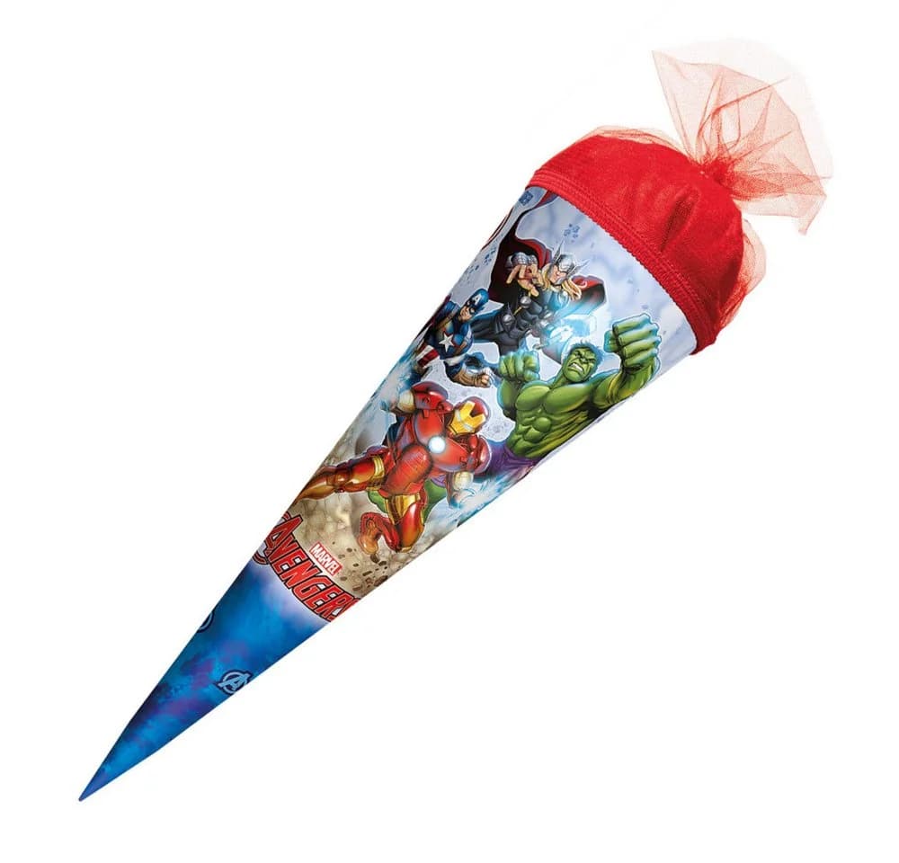 Roth Schultüte Marvel The Avengers rund Tüllverschluss 35cm
