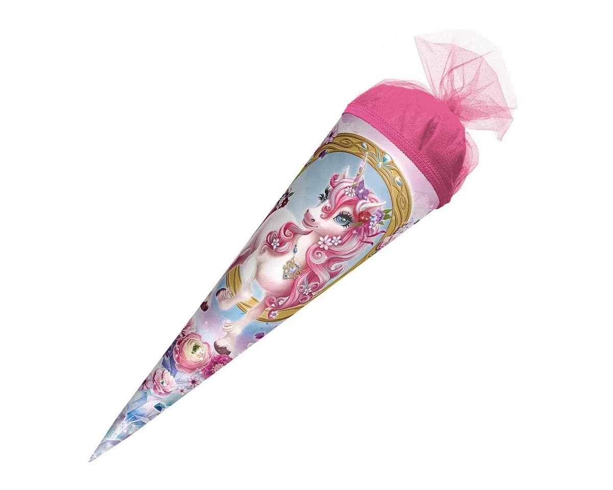 Roth Schultüte Einhorn Beauty Rosa 50cm Rund