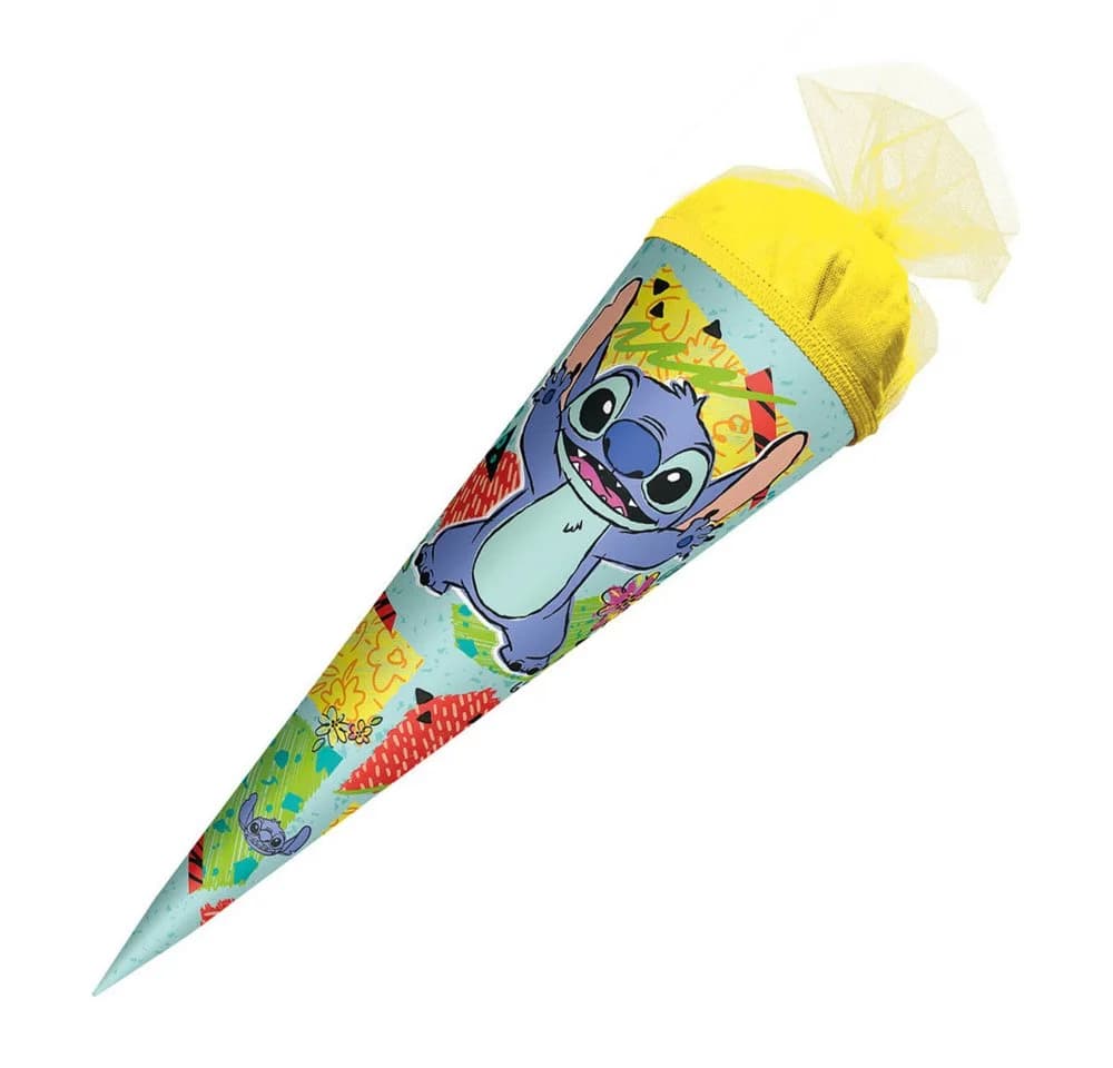 Roth Schultüte Disney Stitch rund 50 cm mit Tüllverschluss - Bild 2