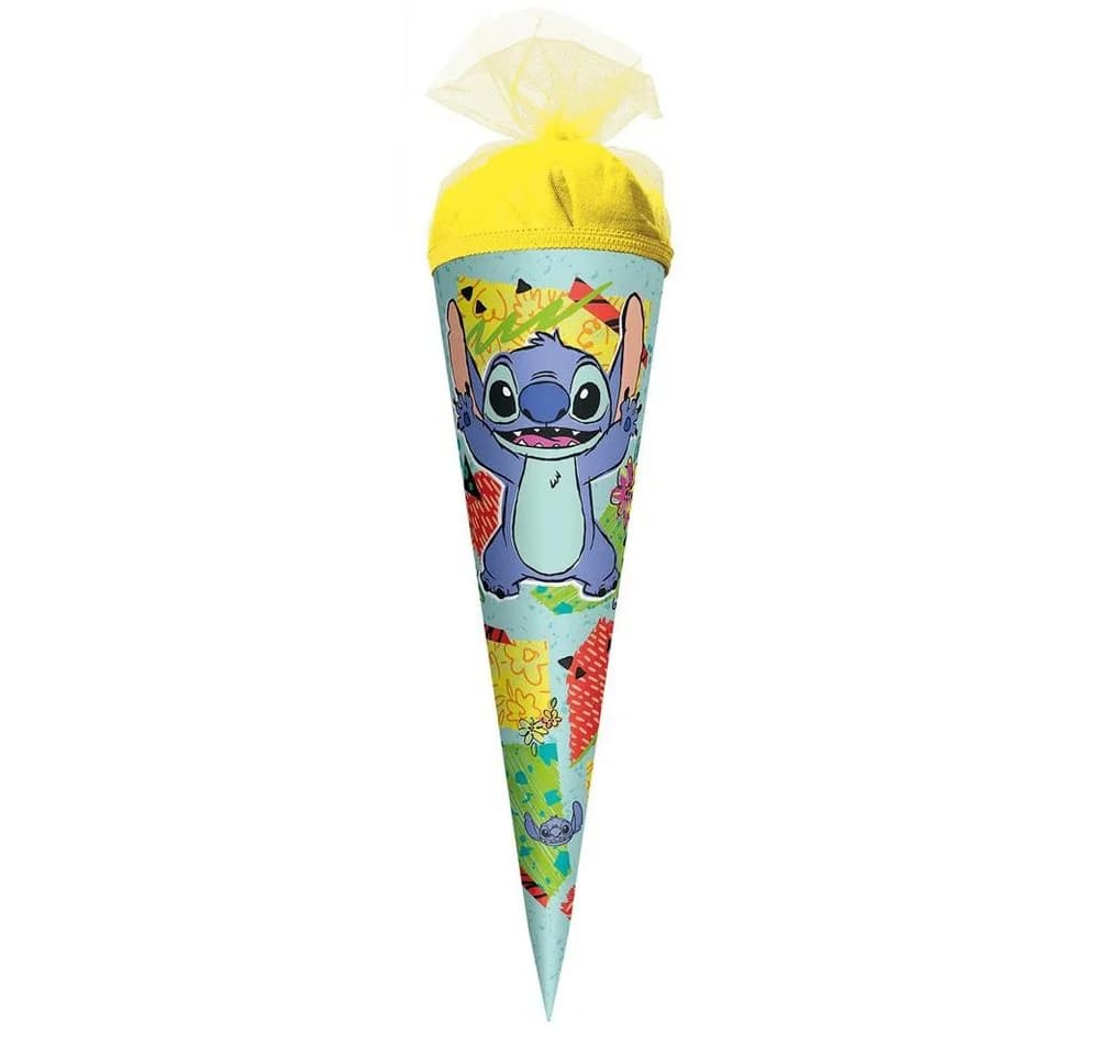 Roth Schultüte Disney Stitch rund 50 cm mit Tüllverschluss - Bild 3