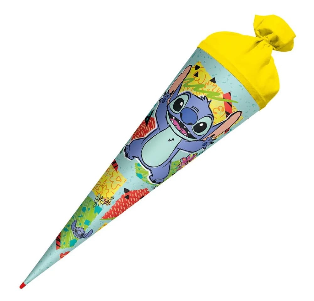 Roth Schultüte Disney Stitch 70cm rund mit Filzverschluss - Bild 3
