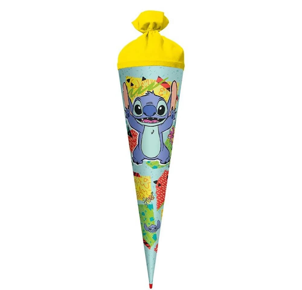 Roth Schultüte Disney Stitch 70cm rund mit Filzverschluss - Bild 4