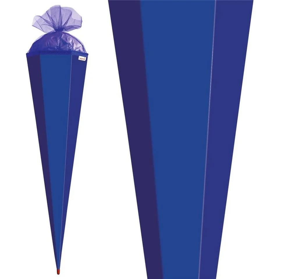 Roth Schultüte Ultramarinblau 85 cm mit Tüllverschluss - Bild 5