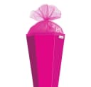 Roth Schultüte 85 cm Rosa Eckig mit Tüllverschluss Bild 1