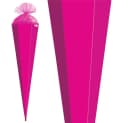 Roth Schultüte 85 cm Rosa Eckig mit Tüllverschluss Bild 3