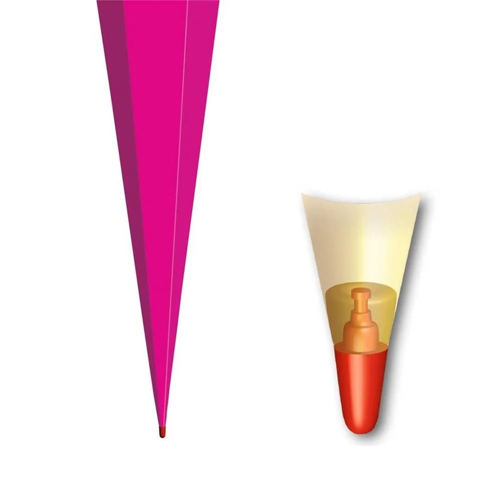 Roth Schultüte 85 cm Rosa Eckig mit Tüllverschluss - Bild 5