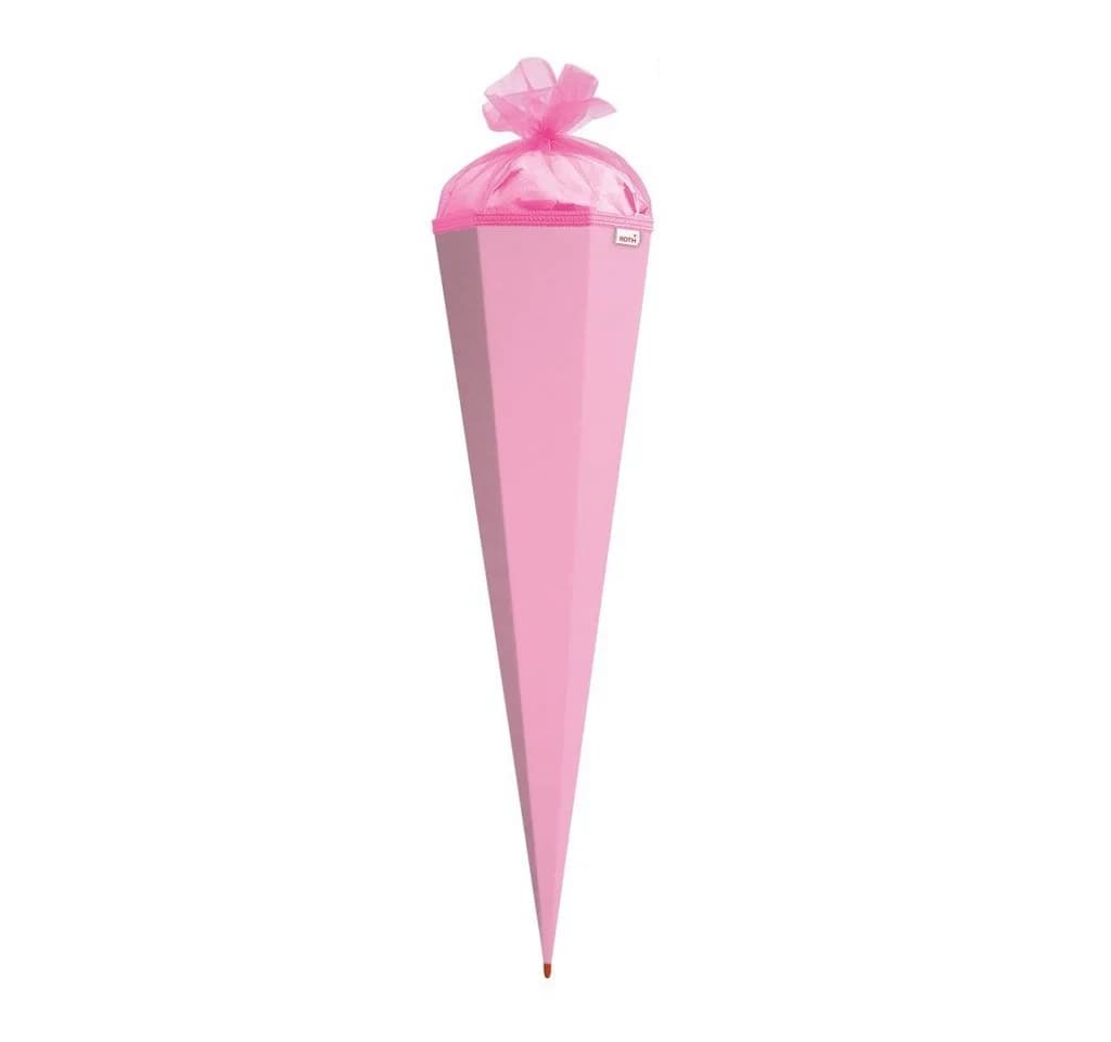 Roth Schultüte Rosa 85 cm Sechseckig mit Tüllverschluss - Bild 3