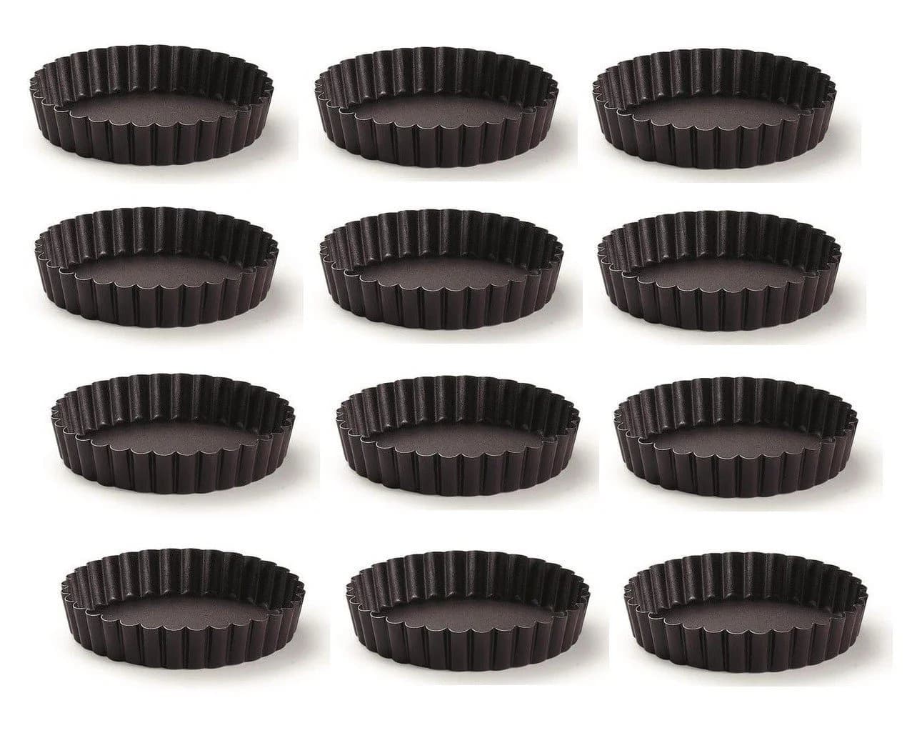 Schneider GmbH Backform 12er Set Antihaft Kuchenform rund/gewellt - Bild 2
